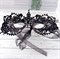 Карнавальная венецианская маска серебристая - фото 11312
