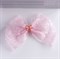 Бант на заколке "Принцесса" с бабочкой, розовый - фото 11513