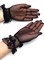 Перчатки, черные сеточка с бантом взрослые - фото 12376