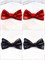 Комплект 4 шт, галстук-бабочка с пайетками, красная и черная 512-17-м4