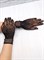 Перчатки сеточка Паутина, черные короткие 231-5