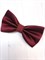 Галстук бабочка в ромбик, бордовый 522-03