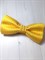 Галстук-бабочка детская с белыми точками, желтый 522-28