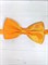 Галстук-бабочка атласная однотонная, оранжевый - фото 13203
