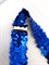 Подтяжки с пайетками, синие - фото 13252