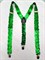 Подтяжки с пайетками, зеленые - фото 13253