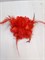 Цветок на заколке с бусинками, красный - фото 13318
