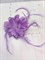Цветок на заколке с бусинками, фиолетовый - фото 13321