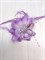 Цветок на заколке с бусинками, фиолетовый - фото 13339