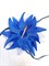 Цветок на заколке с белыми крапинками, синий - фото 13365