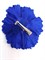 Заколка - брошь цветок Пион, диаметр 11 см, синий - фото 13403