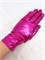 Перчатки металлик, малиновый взрослые 227-05