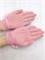 Перчатки детские "Сеточка" с бантиком, бежевые 230-2