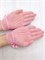 Перчатки детские "Сеточка" с бантиком, розовые 230-5