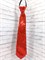 Галстук 35 см с пайетками, красный 515-4