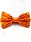 Галстук-бабочка с пайетками, оранжевая 512-9