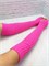 Митенки однотонные 45 см, малиновые 710-3