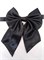 Галстук для девочки однотонный, черный 533-4