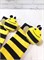 Гольфы с 3D пчелкой и митенки детские, желто-черные 725-53