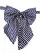 Галстук-бант синяя полоска 536-3