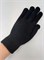 Перчатки трикотажные взрослые, черные 280-10