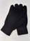 Перчатки трикотажные взрослые, черные 280-10