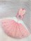 Карнавальный костюм Зайка Снежинка, розовый 115-64