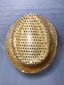 Карнавальная шляпа с пайетками, золотистая, размер 58 - фото 4499