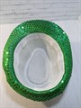 Карнавальная шляпа с пайетками, зеленая, размер 58 - фото 4600
