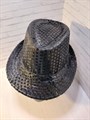 Карнавальная шляпа с пайетками, черная, размер 58 - фото 4611