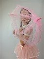 Детский зонтик кружевной, розовый - фото 4660