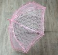 Детский зонтик кружевной, розовый - фото 4668