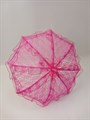 Детский зонтик кружевной, малиновый - фото 4690