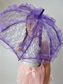 Детский зонтик кружевной, фиолетовый - фото 4695