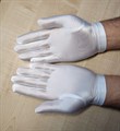 Перчатки белые парадные мужские - фото 4878