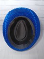 Карнавальная шляпа с пайетками, синяя, размер 54 - фото 5054