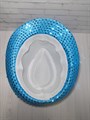 Карнавальная шляпа с пайетками, голубая, размер 58 - фото 5064