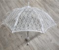 Зонт кружевной, белый, 75 см - фото 5482