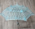 Зонт кружевной, голубой, 75 см - фото 5491