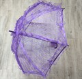 Зонт кружевной, фиолетовый, 75 см - фото 5500