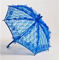 Зонт кружевной, синий, 75 см - фото 5502