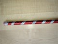 Трость новогодняя Леденец, красно-белая, 95 см - фото 5506