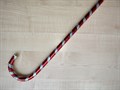 Трость новогодняя Леденец, красно-белая, 85 см - фото 5520