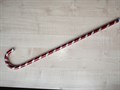 Трость новогодняя Леденец, красно-белая, 85 см - фото 5522
