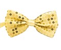 Комплект 4 шт, галстук-бабочка с пайетками, золотистая - фото 5623