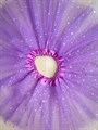 Юбка 40 см со звездочками, фиолетовая - фото 5751