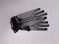Перчатки, черные сеточка с бантом взрослые - фото 6503
