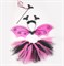 Карнавальный костюм Летучая мышь, черно-розовая - фото 7112