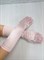 Перчатки атлас удлиненные, светло-розовые - фото 7524