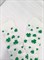 Гольфы высокие, белые с зеленым клевером - фото 7670